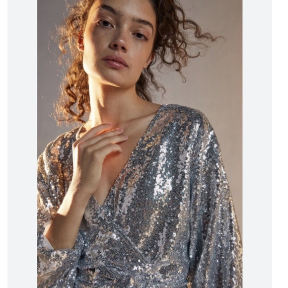 LISABETTE SEQUINED MINI DRESS - Picture 3 of 8